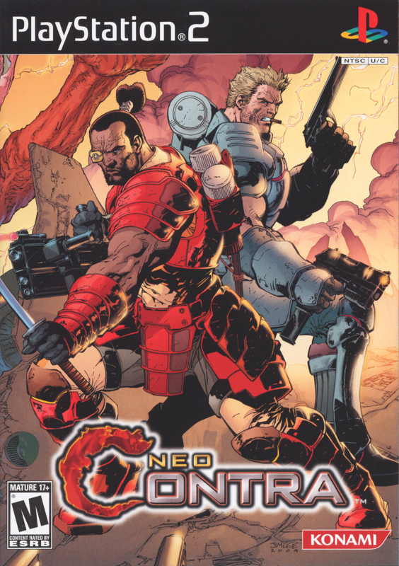 Contra box art for Playstation 2